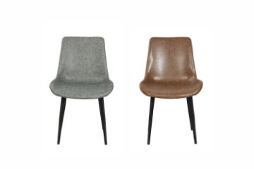 Picture of Test No Order - HAPPER Dining Chair (Grey/Brown)