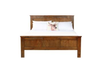 Picture of Test No Order - WOODLAND Bed Frame in Queen Size (Rustic Brown)