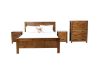 Picture of Test No Order - WOODLAND Bedroom Combo Set in Queen Size (Rustic Brown) - 6PC Combo Set