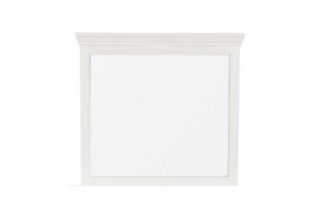 Picture of Test No Order - BICTON 9 DRW Dressing Table with Mirror (White) - Mirror