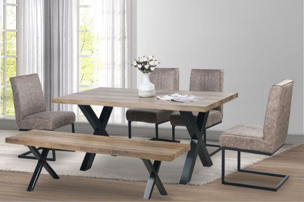 Picture of Test No Order - GALLOP Live Edge 180 Dining Set