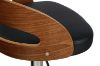 Picture of Test No Order - SADDLE Bentwood with PU Barstool (Black)