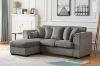 Picture of Test No Order - WILLOW Fabric Sofa (Light Grey) - Ottoman