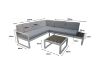 Picture of Test No Order - BELMOND Aluminium Sectional Outdoor Sofa Set (Dark Grey Cushions + Dark Frame)