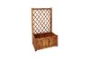 Picture of Test No Order - BISTRO Outdoor Wooden Flower Pot with Trellis (Small) (60x28x100)