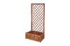 Picture of Test No Order - BISTRO Outdoor Wooden Flower Pot with Trellis (Medium) (80x38x150)