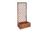 Picture of Test No Order - BISTRO Outdoor Acacia Wood Flower Pot with Trellis (Large) (80x38x180)