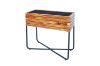 Picture of Test No Order - BISTRO Outdoor Rectangular Wooden Pot/Planter with Steel Legs (62x22x60)