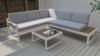 Picture of Test No Order - BELMOND Aluminum Sectional Outdoor Sofa Set (Light Grey Cushions + White Frame)