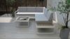 Picture of Test No Order - BELMOND Aluminum Sectional Outdoor Sofa Set (Light Grey Cushions + White Frame)