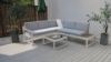 Picture of Test No Order - BELMOND Aluminum Sectional Outdoor Sofa Set (Light Grey Cushions + White Frame)