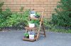 Picture of Test No Order - BISTRO 3 Tier Outdoor Wooden Pot Stand/Shelf (65x40x80)