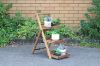 Picture of Test No Order - BISTRO 3 Tier Outdoor Wooden Pot Stand/Shelf (65x40x80)