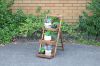 Picture of Test No Order - BISTRO 3 Tier Outdoor Wooden Pot Stand/Shelf (65x40x80)