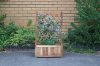 Picture of Test No Order - BISTRO Outdoor Wooden Flower Pot with Trellis (Small) (60x28x100)