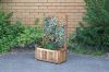 Picture of Test No Order - BISTRO Outdoor Wooden Flower Pot with Trellis (Small) (60x28x100)