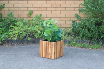 Picture of Test No Order - BISTRO Outdoor Square Wooden Pot/Planter (34x34x32)