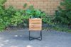 Picture of Test No Order - BISTRO Outdoor Square Wooden Pot/Planter with Steel Legs (32x32x60)