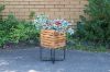 Picture of Test No Order - BISTRO Outdoor Square Wooden Pot/Planter with Steel Legs (32x32x60)