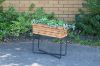 Picture of Test No Order - BISTRO Outdoor Rectangular Wooden Pot/Planter with Steel Legs (62x22x60)