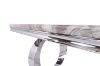 Picture of Test No Order - OMEGA 180 Marble Top Dining Table with Round Steel Legs