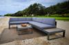 Picture of Test No Order - BELMOND Aluminium Sectional Outdoor Sofa Set (Dark Grey Cushions + Dark Frame)