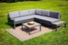 Picture of Test No Order - BELMOND Aluminium Sectional Outdoor Sofa Set (Dark Grey Cushions + Dark Frame)