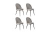 Picture of Test No Order - HAMBURGER Dining Chair (Grey) - Single