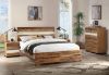 Picture of Test No Order - LEAMAN Solid Acacia Wood Bed Frame in Queen & King Size