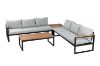 Picture of Test No Order - AMBERLEY Aluminum Frame Sectional Outdoor Sofa Set with Coffee Table & Corner Table