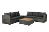 Picture of Test No Order - CONNERY Aluminum Frame Sectional Outdoor Wicker Sofa Set with Coffee Table & Corner Table