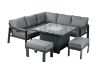 Picture of Test No Order - MELBURY Mini Modular Outdoor Set with Fire Pit Table (Aluminium Frame)