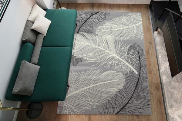 Picture of Test No Order - MONOCHROME FEATHERS Rug (160cmx230cm)