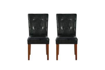 Picture of Test No Order - SOMMERFORD Tufted PU Leather Dining Chair (Black) - Set of 2