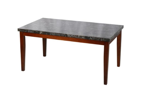 Picture of Test No Order - SOMMERFORD 163 Marble Top Dining Table (Dark Tiles Pattern)