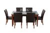 Picture of Test No Order - SOMMERFORD 7PC Marble Top Dining Set (Dark Tiles Pattern)