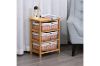 Picture of Test No Order - SIENA 3 Drawers Cabinet (Wicker Basket)