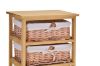 Picture of Test No Order - SIENA 3 Drawers Cabinet (Wicker Basket)