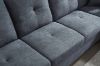 Picture of Test No Order - NEBULA Sectional Sofa with Storage Ottoman & Drop-Down Console (Dark Grey) - Facing Left