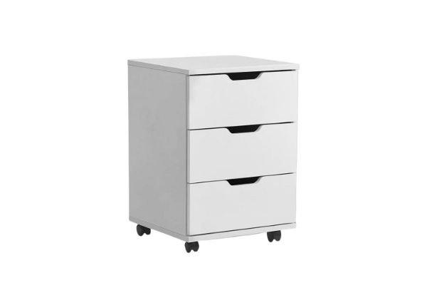 Picture of Test No Order - ATLAS 3-Drawer File Cabinet (White)