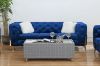 Picture of Test No Order - MANCHESTER 3/2/1 Seater Button-Tufted Velvet Fabric Sofa Range (Blue)