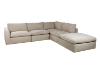 Picture of Test No Order - SKYLAR Feather-Filled Sectional Modular Fabric Sofa (Sandstone)