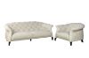 Picture of Test No Order - TORONTO 1 & 3 Seater 100% Genuine Leather Button Tufted Sofa