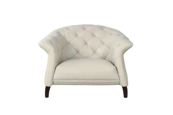 Picture of Test No Order - TORONTO Button Tufted Genuine Leather Sofa - 1 Seater (Armchair)