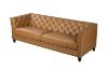 Picture of Test No Order - VICTOR Tuxedo Style Full Genuine Leather Sofa (Brown) - 1 Seater (Armchair)