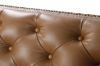 Picture of Test No Order - VICTOR Tuxedo Style Full Genuine Leather Sofa (Brown) - 1 Seater (Armchair)