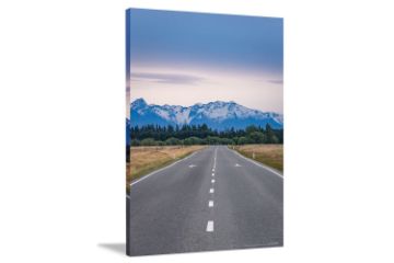 Picture of Test No Order - ROAD AT LAKE TEKAPO - Frameless Canvas Print Wall Art (120cmx80cm)