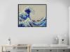 Picture of Test No Order - THE GREAT WAVE OFF KANAGAWA By Hokusai - Black Framed Canvas Print Wall Art (130cmx80cm)