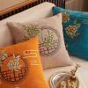 Picture of Test No Order - ORIENTAL Style Chenille Jacquard Pillow Cushion with Inner Assorted (45cmx45cm)