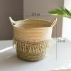 Picture of Test No Order - JUTE Rope Flowerpot/Plant Basket/Storage Basket - Medium (20cmx20cm)